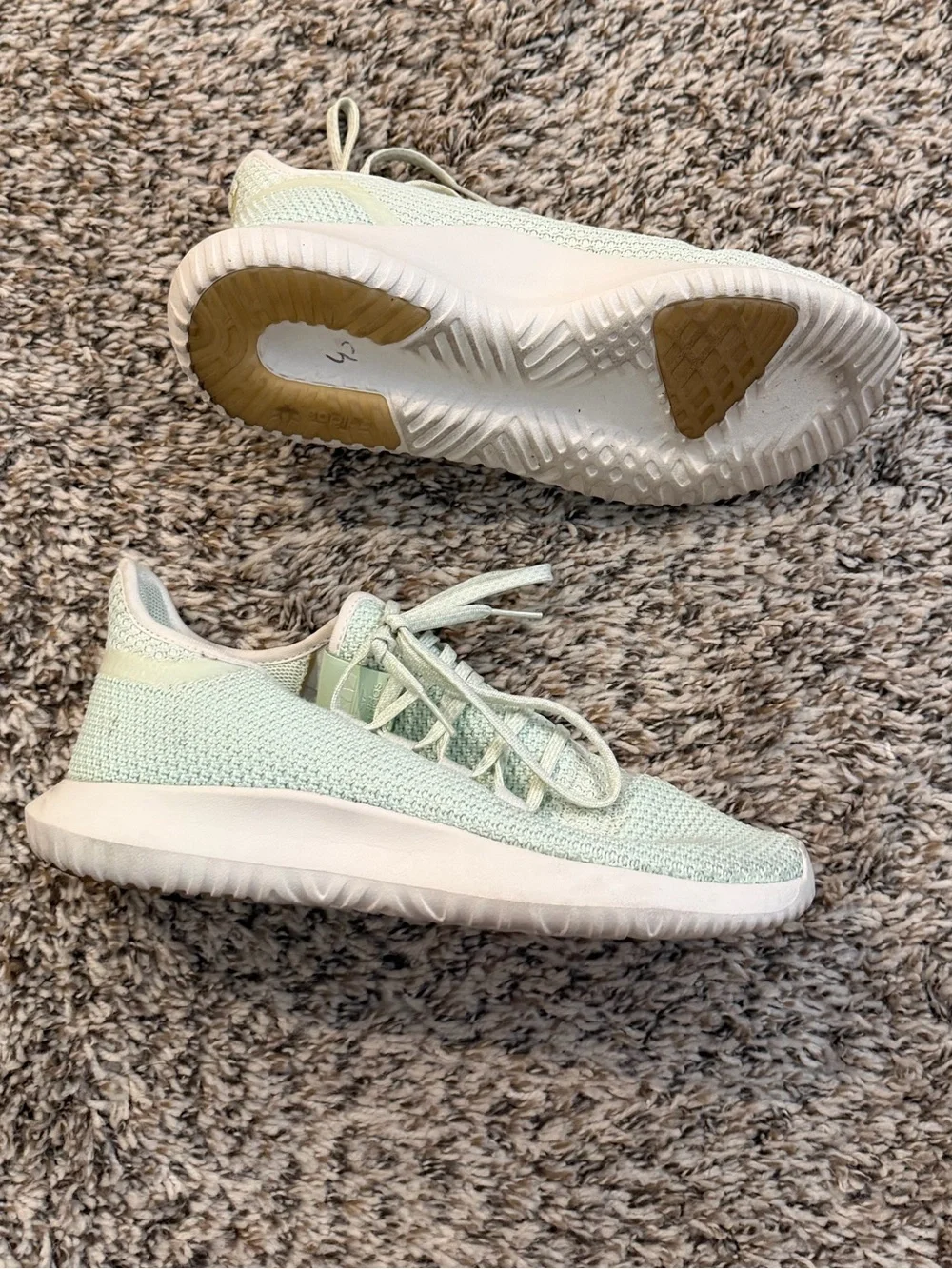 adidas Tubular Shadow Knit Mint Green Sneakers Women’s 6.5